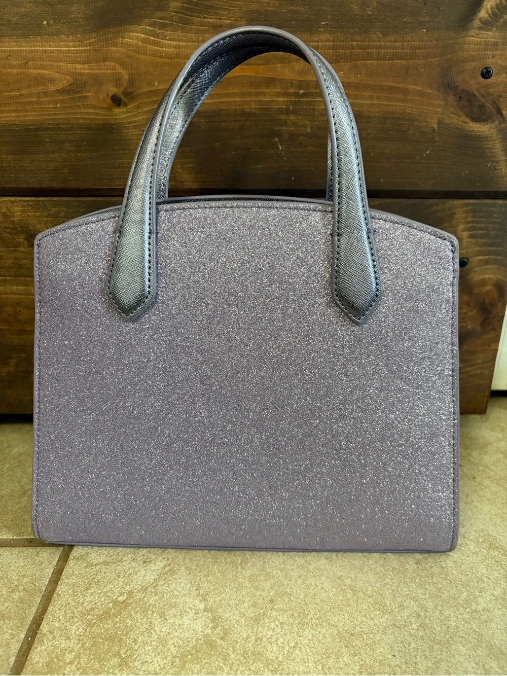 kate spade Glitter Lavender Satchel